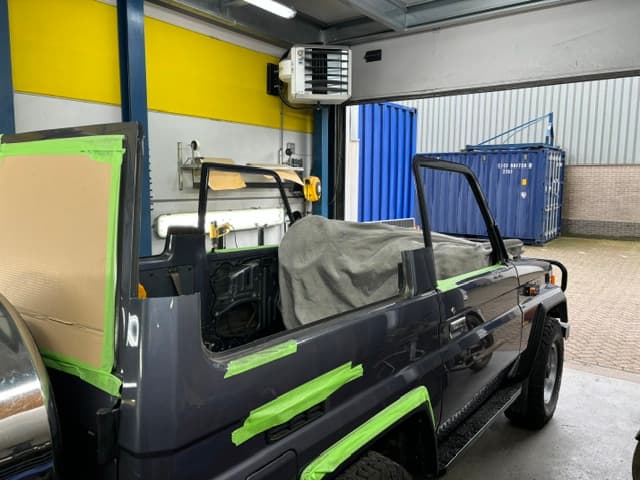 Restauratie in uitvoering